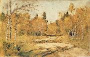 Levitan, Isaak The Sunshine of Autumn Sweden oil painting artist